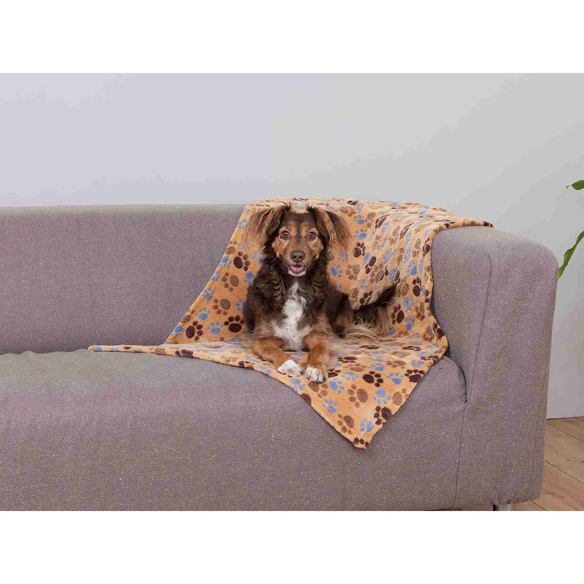 Pet blanket Trixie Laslo Beige 100 × 70 CM-2