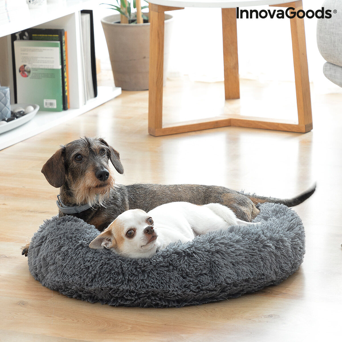 Anti-stress Pet Bed Bepess InnovaGoods Ø 60 cm-10